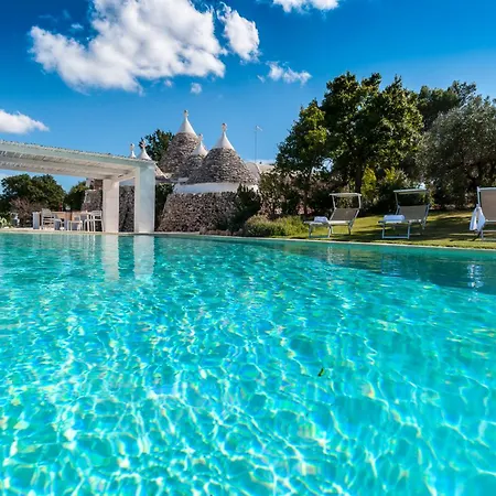 Trulli Santa Maria Dei Grani - Authentic Puglia Trulli With Private Pool & Scenic Garden Apartment *